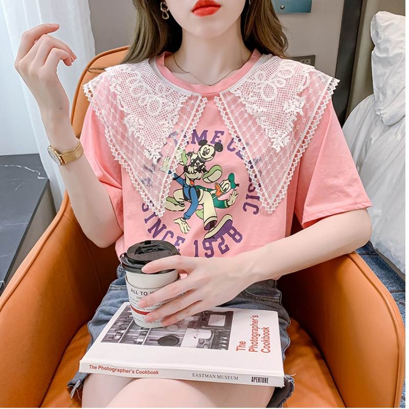 เสื้อยืดวัยรุ่นน่ารักๆ เสื้อวัยรุ่นแขนสั้น เสื้อผ้าวัยรุ่นเกาหลี แบรนด์ Wiyike