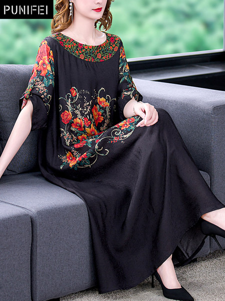 เดรสวัยผู้ใหญ่40-60ปี เดรสคุณแม่ ชุดเดรสทำงานวัยผู้ใหญ่ แบรนด์ MAMA DRESS