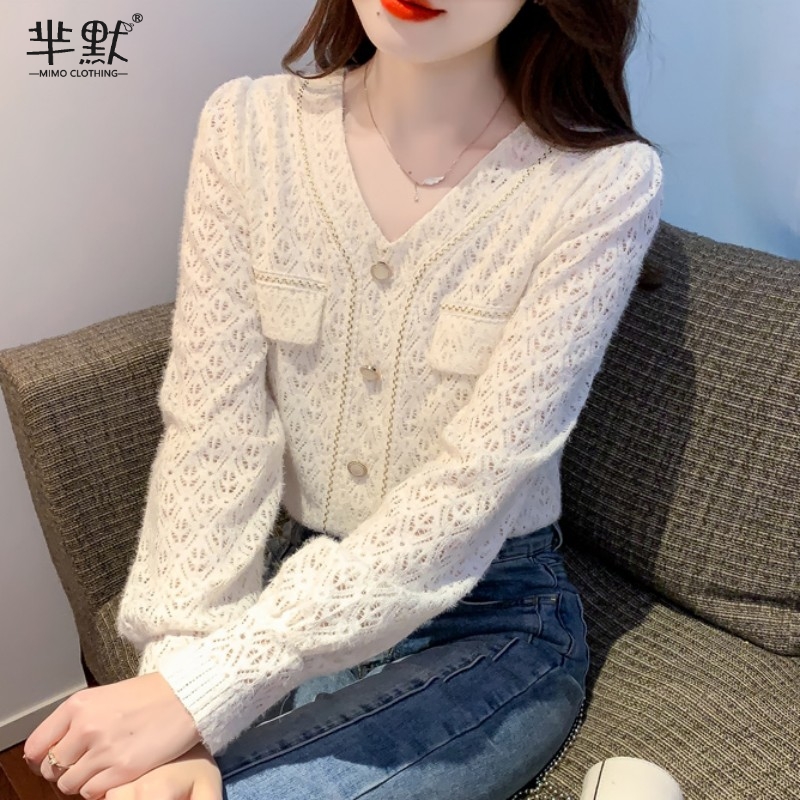 เสื้อลูกไม้ เสื้อเชิ้ตแขนยาว