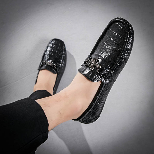 รองเท้าหนังผู้ชาย มีไซส์39-44 รองเท้าโลฟเฟอร์ชาย Slip-On Shoes