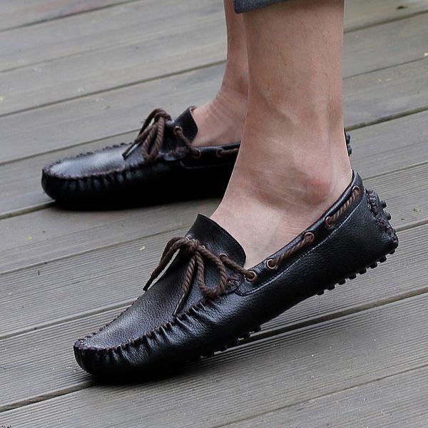 รองเท้าหนังผู้ชาย มีไซส์39-44 รองเท้าโลฟเฟอร์ชาย Slip-On Shoes