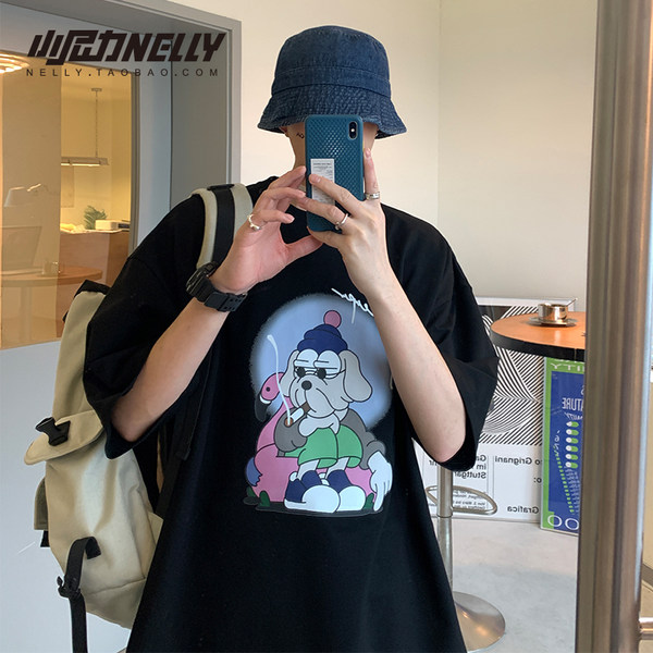 เสื้อยืดคอกลม ผู้ชาย เสื้อยืดผู้ชายเกาหลี เสื้อยืดเกาหลี แบรนด์ NELLY