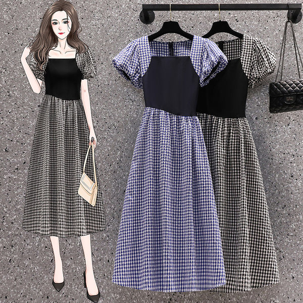 เดรสคนอ้วน เดรสสาวอวบ ชุดเดรสคนอ้วนวัยรุ่น BY PLUS SIZE Girl