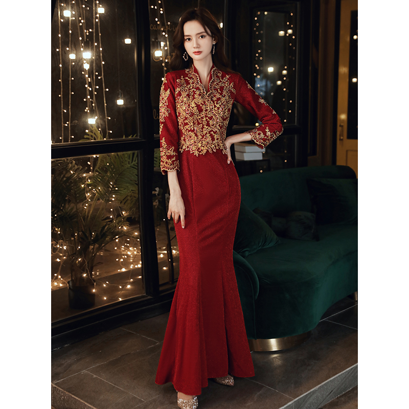 ชุดราตรี ชุดราตรีสวยหรู แบบ ทันสมัย Evening dress