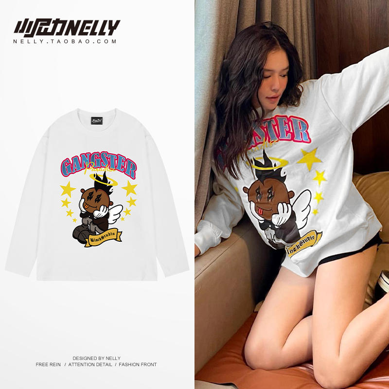 เสื้อยืดคอกลม ผู้ชาย เสื้อยืดผู้ชายเกาหลี เสื้อยืดเกาหลี แบรนด์ NELLY