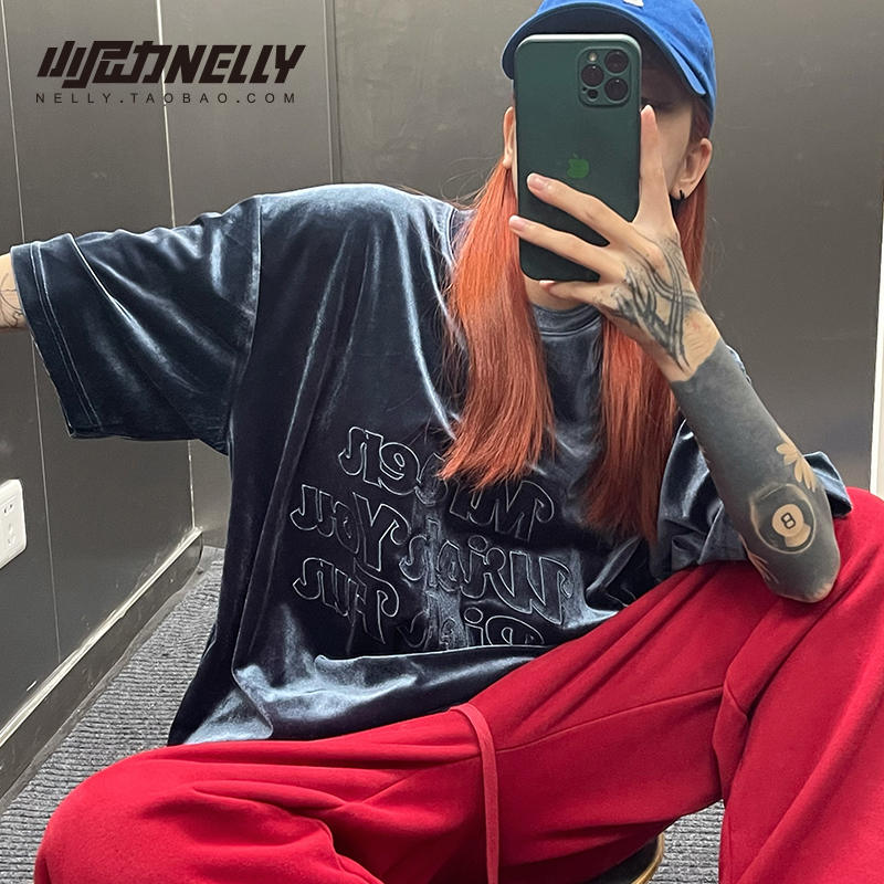 เสื้อยืดคอกลม ผู้ชาย เสื้อยืดผู้ชายเกาหลี เสื้อยืดเกาหลี แบรนด์ NELLY