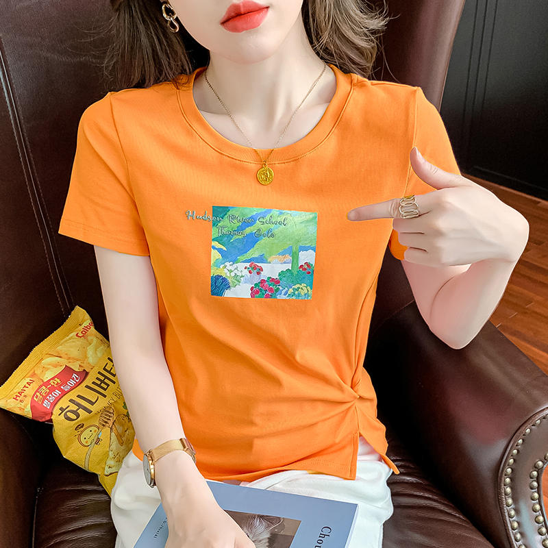 เสื้อยืดวัยรุ่นน่ารักๆ เสื้อวัยรุ่นแขนสั้น เสื้อผ้าวัยรุ่นเกาหลี แบรนด์ Wiyike