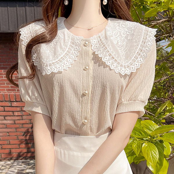 เสื้อชีฟองเกาหลี เสื้อชีฟองสวยๆ