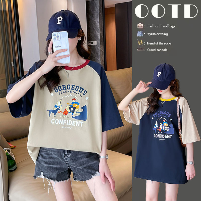 เสื้อยืดคนอ้วนแบบโอเวอร์ไซส์แบบ ulzzang fashion สนใจทักแชท