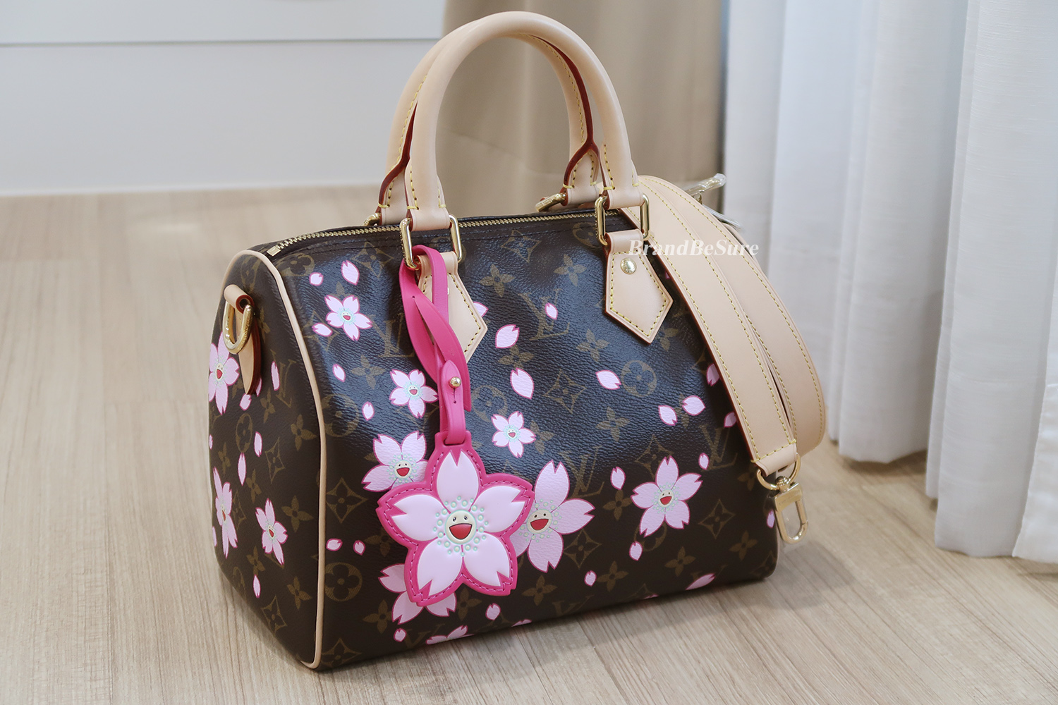 LV X Murakami Monogram Cherry Blossom Speedy 25 Bandouliere (พารากอน 2 เดือน)