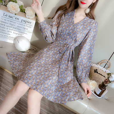เดรสวัยรุ่น เดรสลูกไม้ชีฟอง By Meiyi women's clothing