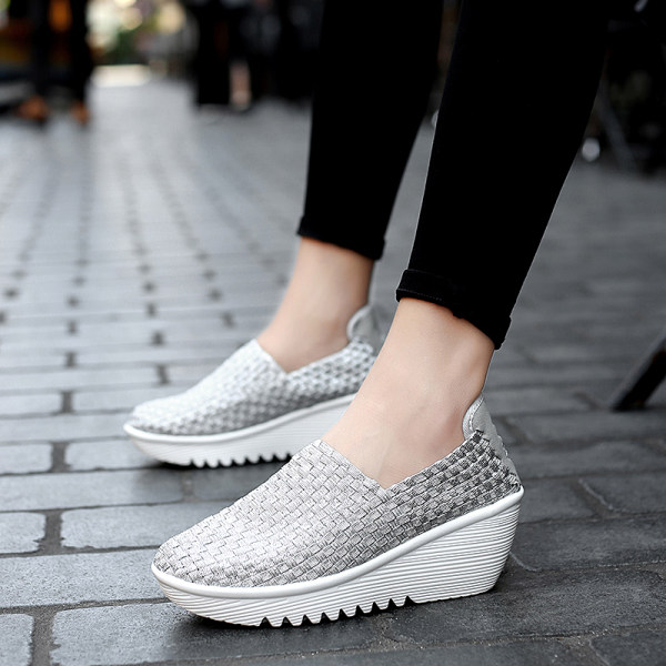 รองเท้าผ้าใบ รองเท้าลำลอง รองเท้าผ้าใบลำลอง รองเท้าแฟชั่นแบบสวม Slipper Shop