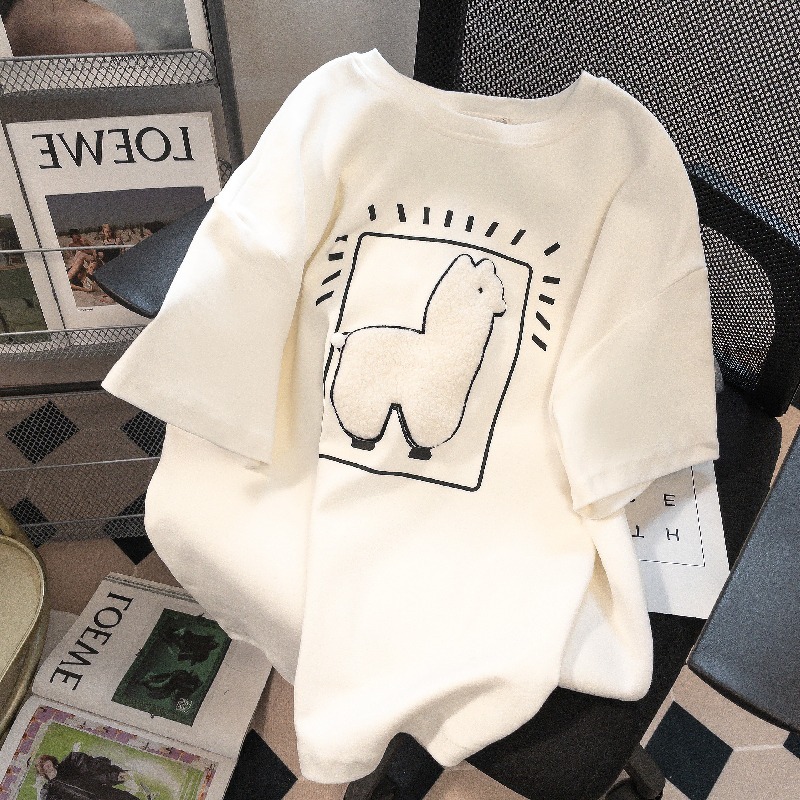 เสื้อยืดคนอ้วนแบบโอเวอร์ไซส์แบบ ulzzang fashion สนใจทักแชท