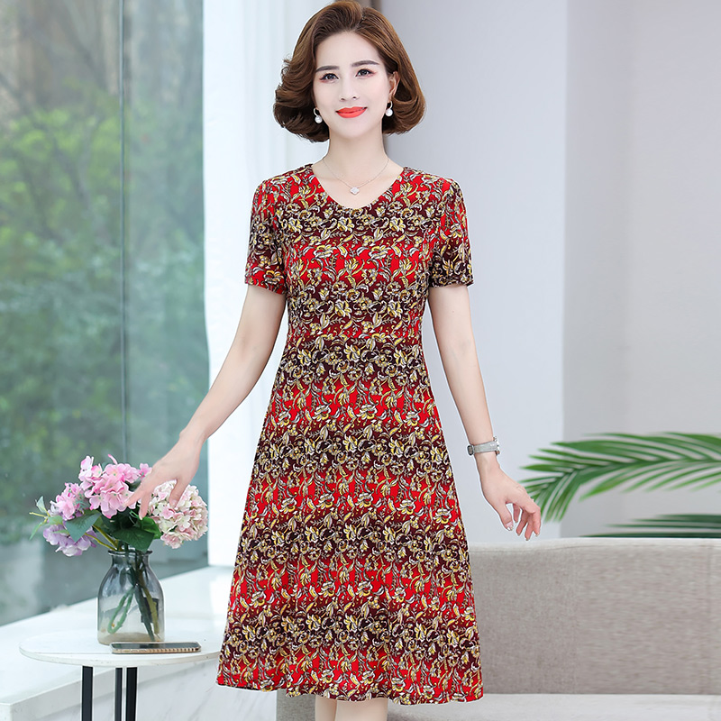 เดรสวัยผู้ใหญ่40-60ปี เดรสคุณแม่ ชุดเดรสทำงานวัยผู้ใหญ่ แบรนด์ MAMA DRESS