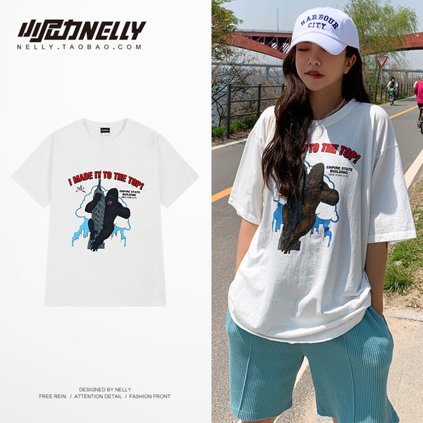 เสื้อยืดคอกลม ผู้ชาย เสื้อยืดผู้ชายเกาหลี เสื้อยืดเกาหลี แบรนด์ NELLY