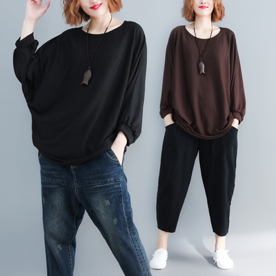 เสื้อOVERSIZE ใส่ตั้งแต่สาวผอม-สาวอวบ น้ำหนักตัว50-100กิโลกรัม