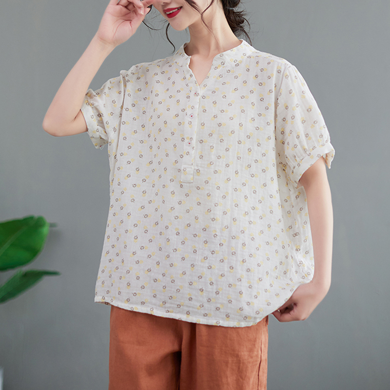 เสื้อลินิน เสื้อผ้าฝ้ายลินิน เสื้อเชิ้ตผ้าลินิน BY Zimo