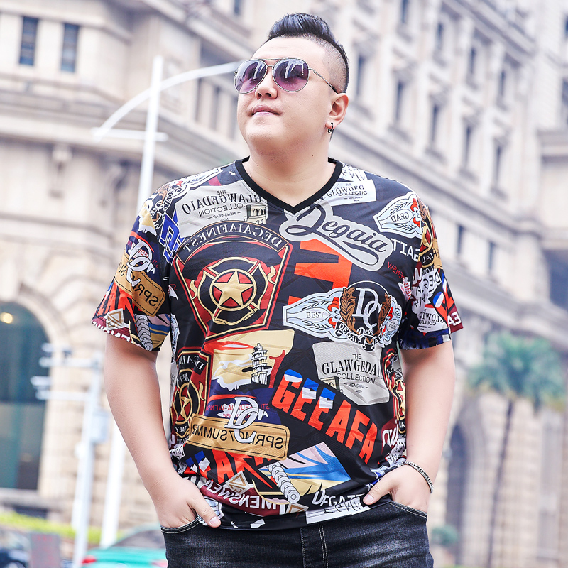 เสื้อยืดผู้ชายอ้วน S-5XL(อกเสื้อ39-51นิ้ว)