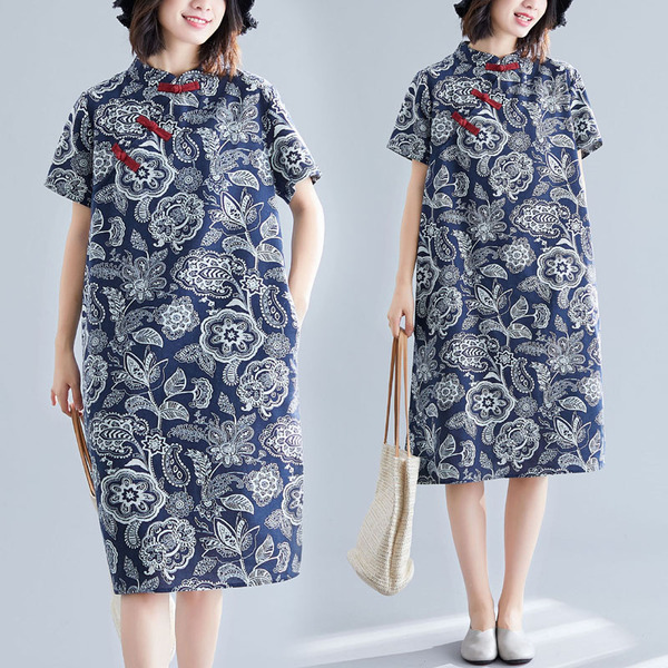 เสื้อผ้าฝ้ายสไตล์วินเทจ ใส่ตั้งแต่สาวผอม-สาวอวบ น้ำหนักตัว50-90 กิโลกรัม By Meimei plus size