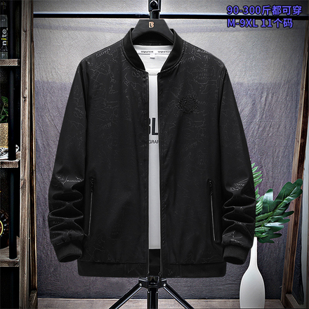 เสื้อคลุมแจ็คเก็ต เสื้อกันหนาวคนอ้วน M-8XL