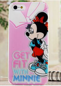 เคส iphone 5 5S 5C วัสดุ TPU บิดงอได้ เคสใส Screen ลาย Disney Micky หมีพู คิตตี้ โดนัลดั๊ก ราคาส่ง และ แบบ การ์ตูนอีกกว่า 24 แบบ no 668077