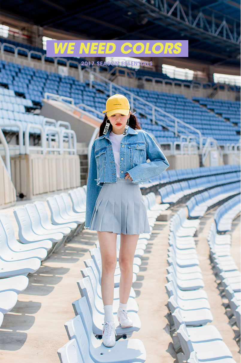 กระโปรงสั้นทรงเทนนิส ผ้าฮานาโกะ