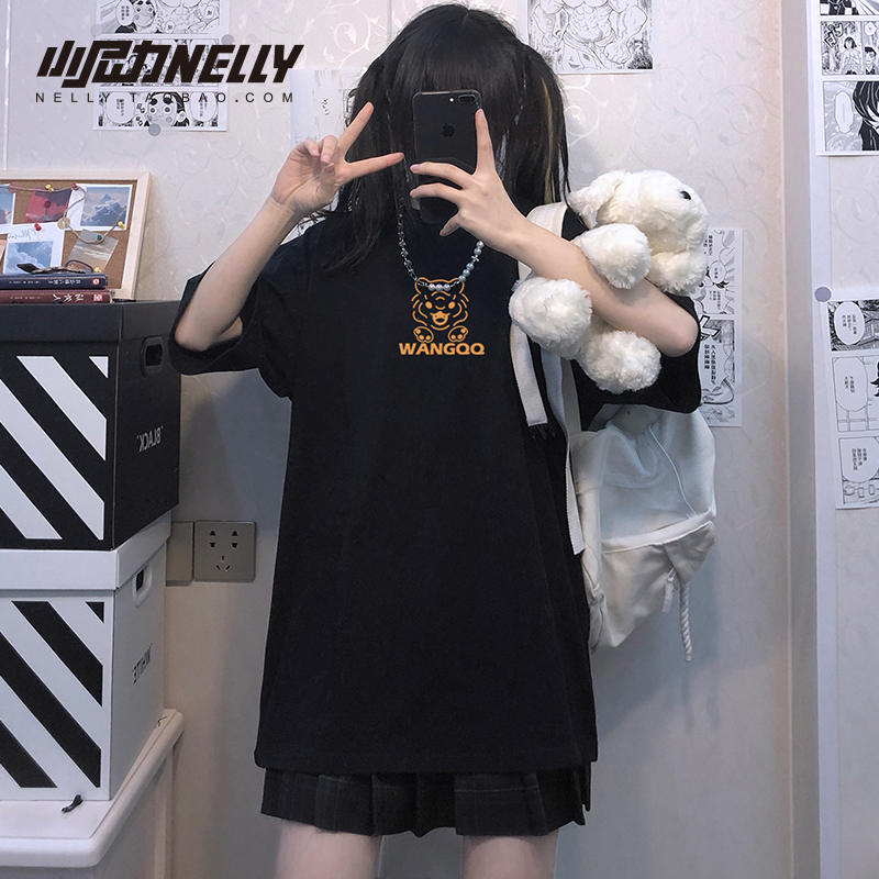 เสื้อยืดคอกลม ผู้ชาย เสื้อยืดผู้ชายเกาหลี เสื้อยืดเกาหลี แบรนด์ NELLY