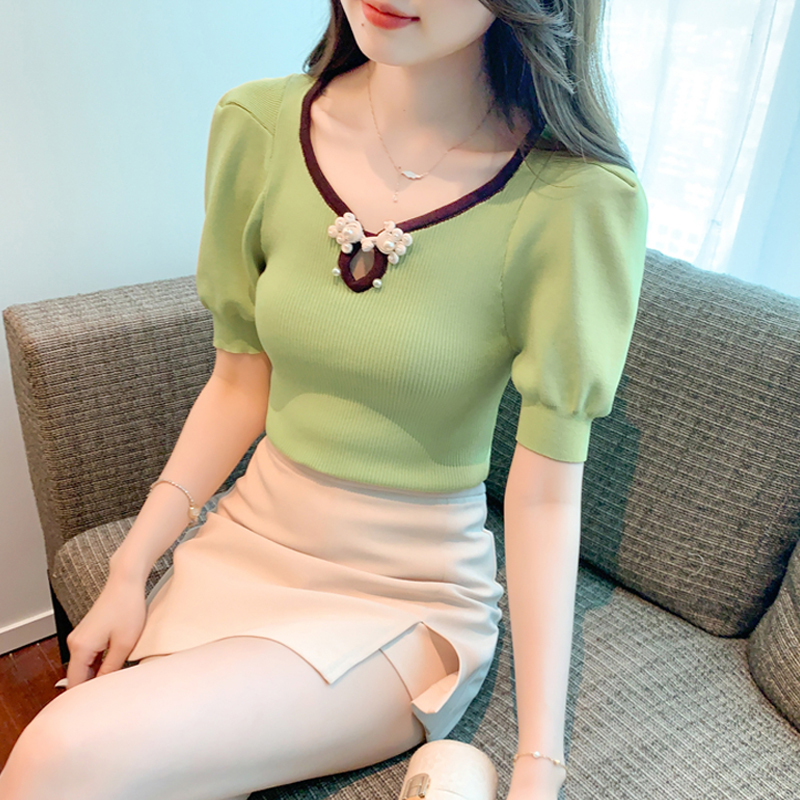 เสื้อผ้าวัยรุ่นเกาหลี เสื้อยืดวัยรุ่นผู้หญิง มีขนาด S M L XL