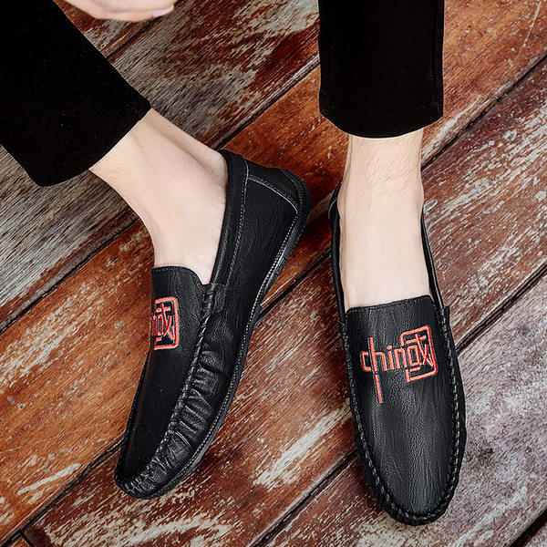รองเท้าหนังผู้ชาย มีไซส์39-44 รองเท้าโลฟเฟอร์ชาย Slip-On Shoes