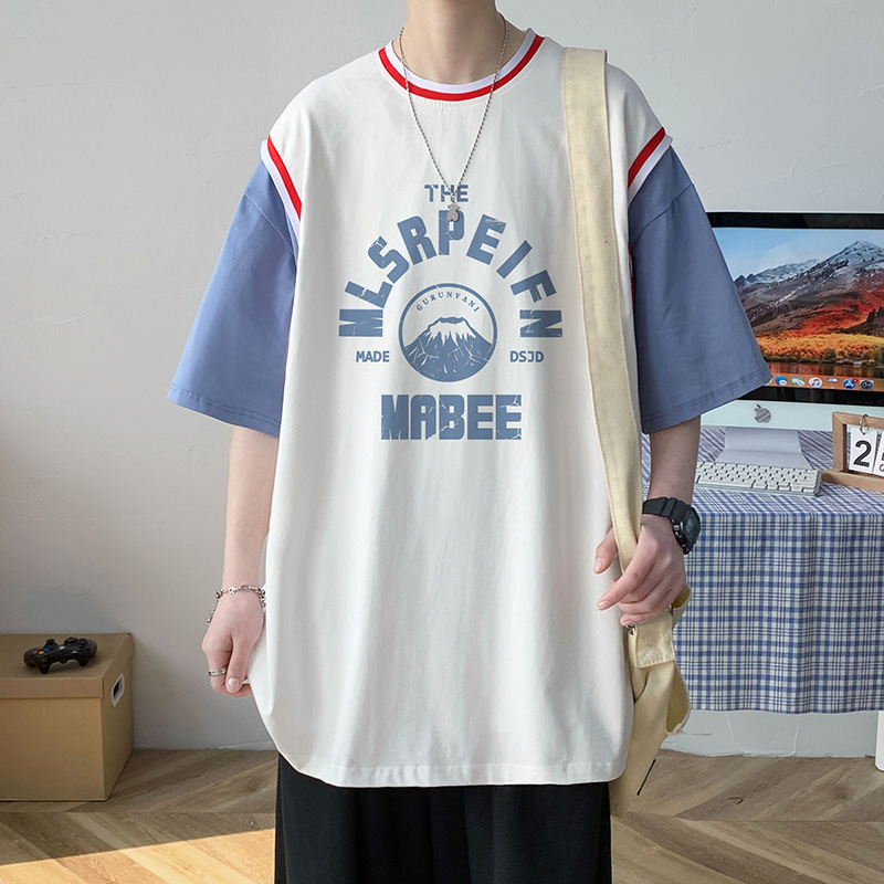 เสื้อยืดผู้ชายอ้วน XL-5XL อกเสื้อ40-52 นิ้ว