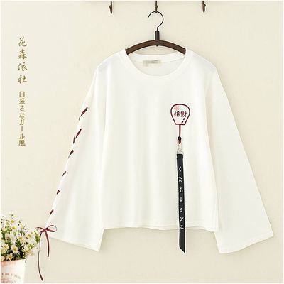 เสื้อยืดสไตล์ญี่ปุ่นน่ารัก *มีไซส์เดียว อกประมาณ100ซม.หรือ40นิ้ว