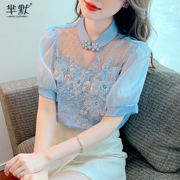 เสื้อชีฟองเกาหลี เสื้อชีฟองสวยๆ