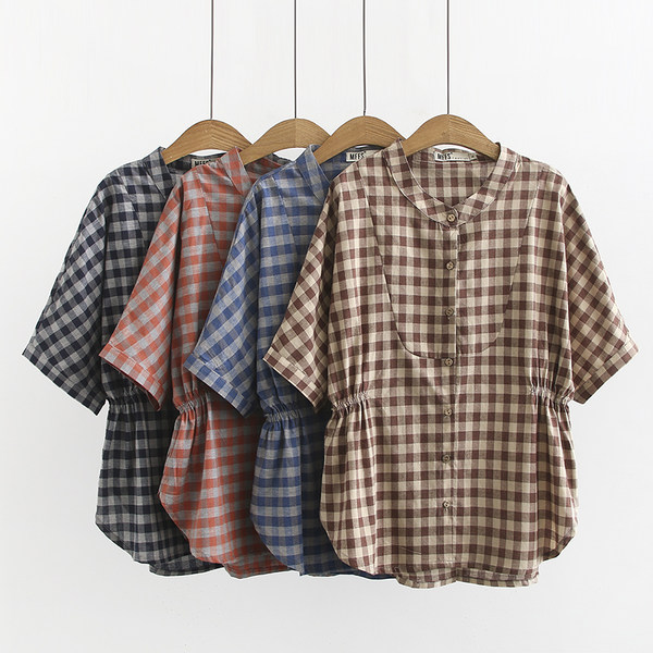 เสื้อลินินสไตล์ผู้ใหญ่ เสื้อคุณแม่ เสื้อผู้ใหญ่ แบรนด์ LININ