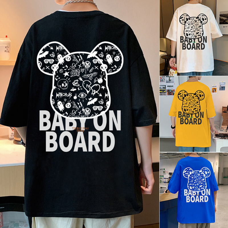 เสื้อยืดผู้ชายอ้วน XL-5XL อกเสื้อ40-52 นิ้ว