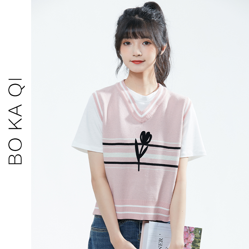 เสื้อผ้าวัยรุ่นเกาหลี เสื้อยืดวัยรุ่นผู้หญิง มีขนาด S M L XL