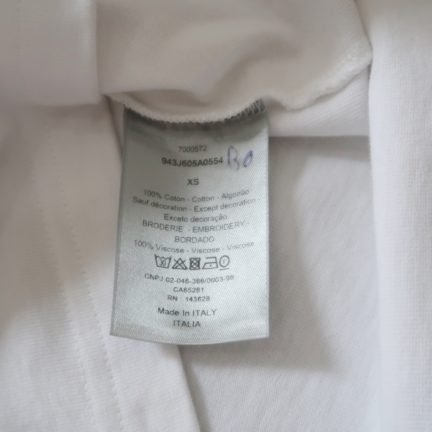 Dior White CD Icon Relaxed-Fit T-Shirt