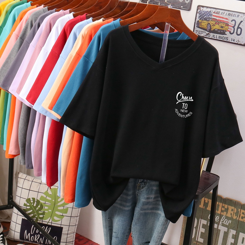เสื้อยืดคอตตอน สกรีนลายน่ารัก มีหลากหลายสี ส่งฟรีทั่วไทย BY JIMIAO