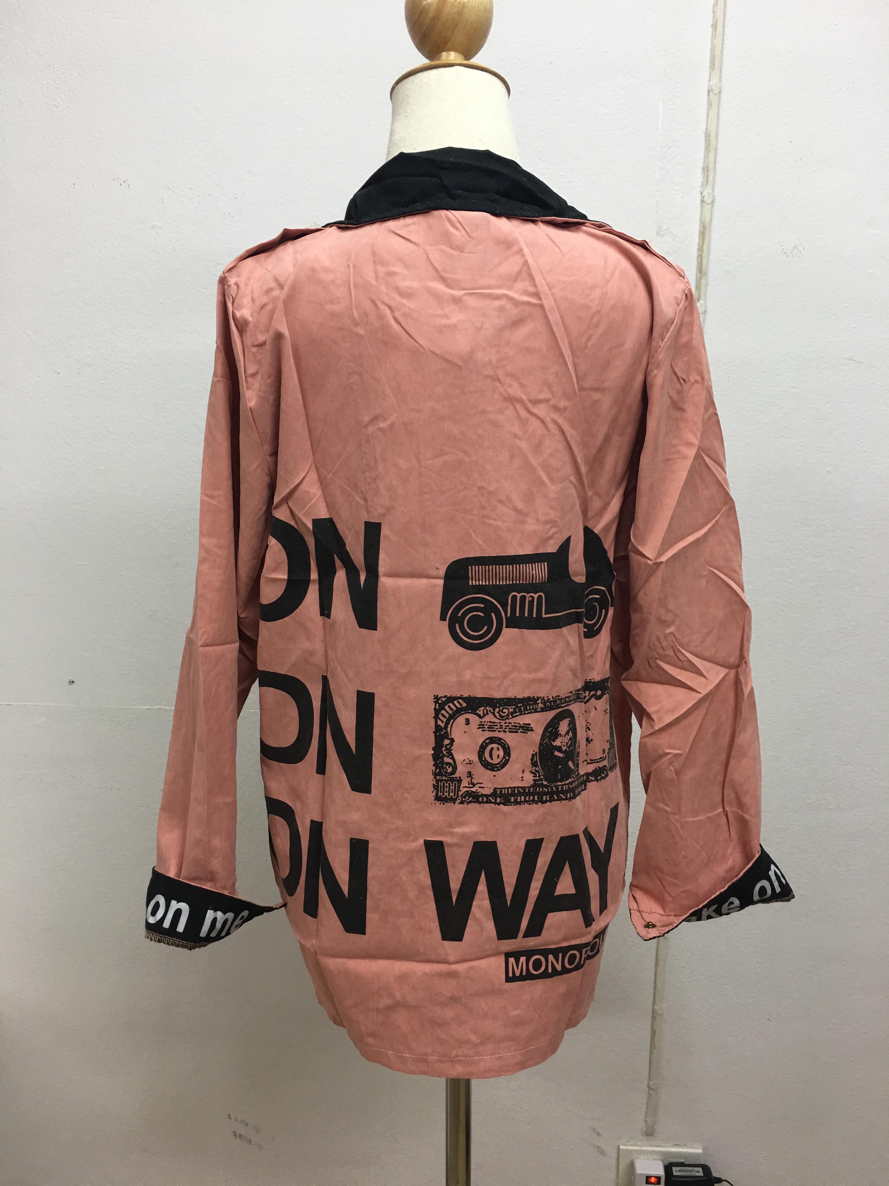 งานขายตามสภาพ ราคาพิเศษ ไม่รับเปลียนหรือคืน เสื้อคลุมสไตล์เกาหลี งานตามแบบ ผ้าเนื้อด้านบาง