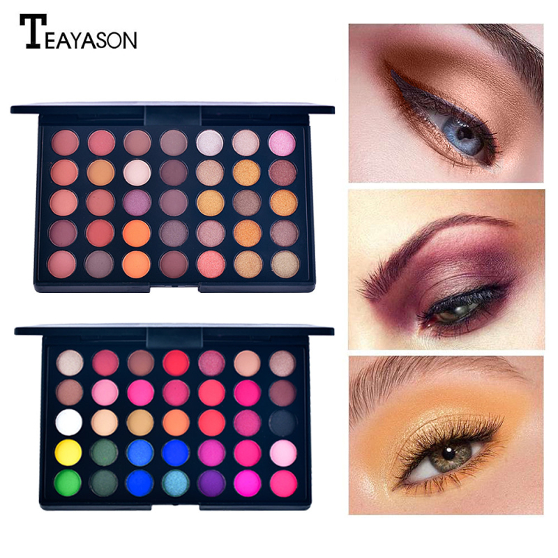 อายแชโดว์ พาเลท 35 สี Eyeshadow pallete เนื้อแมท เนื้อชิมเมอร์ติดทน
