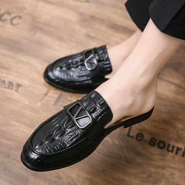 รองเท้าหนังผู้ชาย มีไซส์39-44 รองเท้าโลฟเฟอร์ชาย Slip-On Shoes