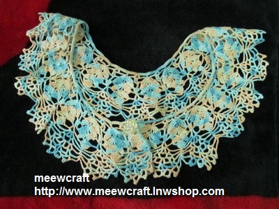 ปกเสื้อโครเชต์ รหัส 05-020 ขนาด3.5"x28"