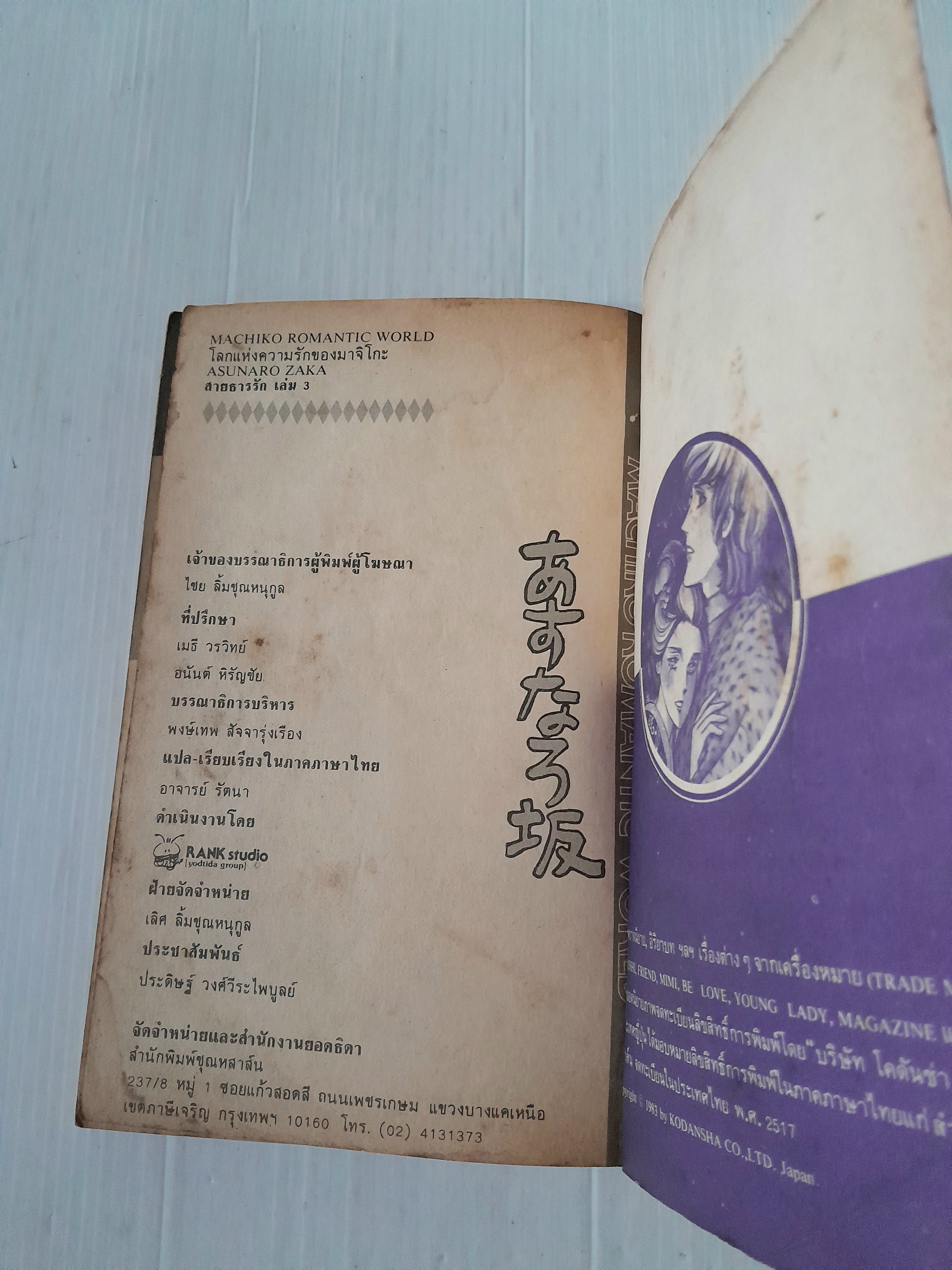 สายธารรัก เล่ม 3 / มาจิโกะ ซาโตนะกะ