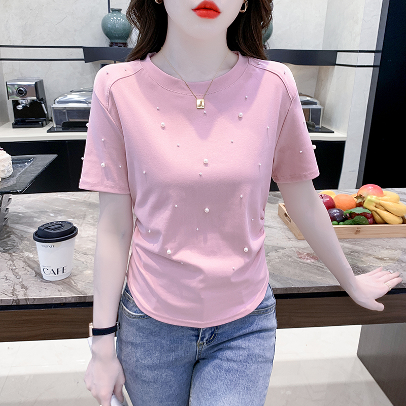 เสื้อผ้าวัยรุ่นเกาหลี เสื้อยืดวัยรุ่นผู้หญิง มีขนาด S M L XL