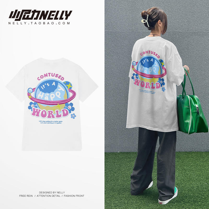 เสื้อยืดคอกลม ผู้ชาย เสื้อยืดผู้ชายเกาหลี เสื้อยืดเกาหลี แบรนด์ NELLY