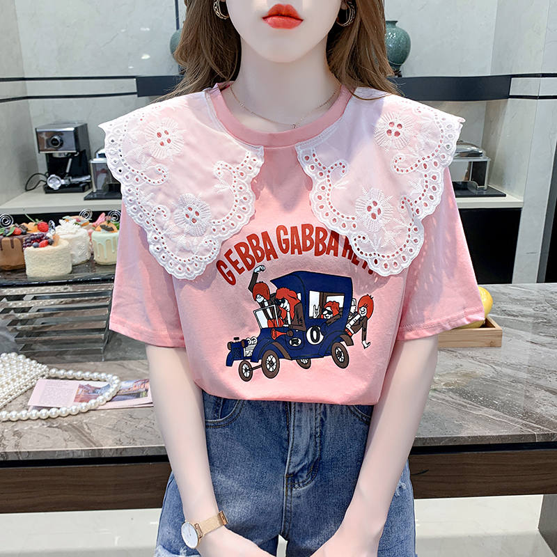 เสื้อยืดวัยรุ่นน่ารักๆ เสื้อวัยรุ่นแขนสั้น เสื้อผ้าวัยรุ่นเกาหลี แบรนด์ Wiyike