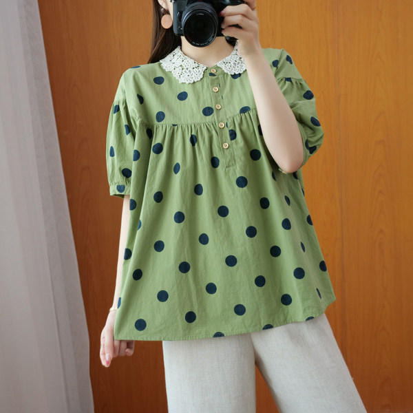 เสื้อลินิน แบบเสื้อสวยๆ เสื้อผ้าฝ้ายลินิน เสื้อเชิ้ตผ้าลินิน BY LININ