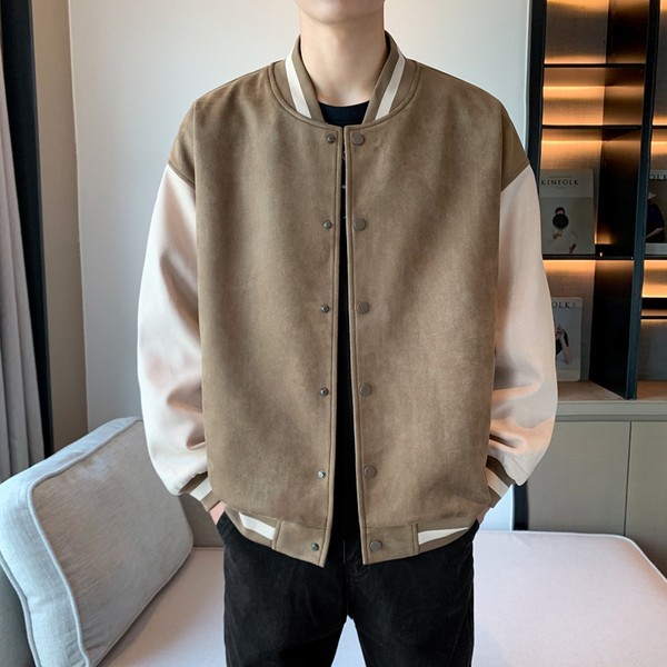 เสื้อแจ็คเก็ตเบสบอล เสื้อคลุม เสื้อแขนยาวสไตล์เกาหลี
