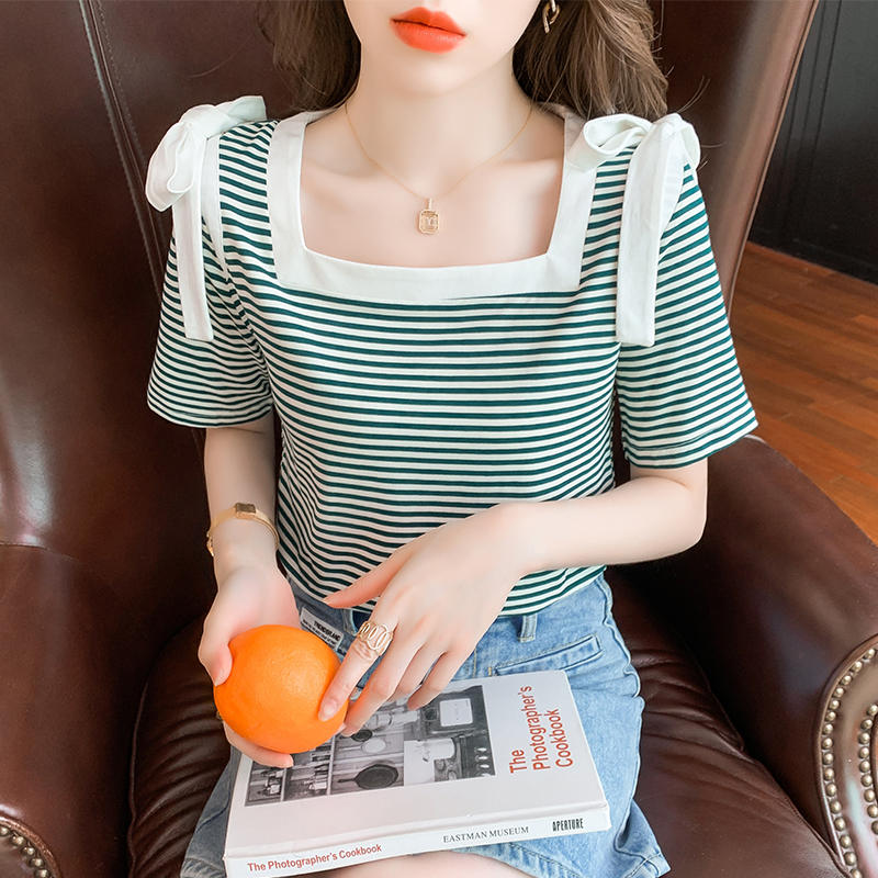 เสื้อยืดวัยรุ่นน่ารักๆ เสื้อวัยรุ่นแขนสั้น เสื้อผ้าวัยรุ่นเกาหลี แบรนด์ Wiyike