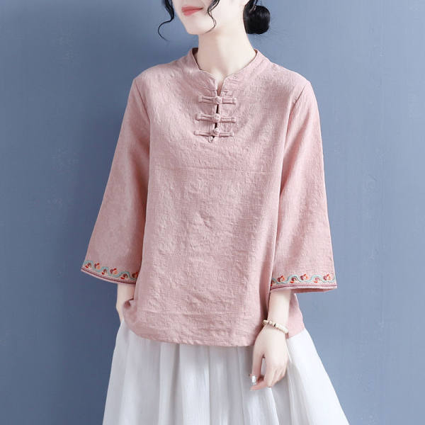 เสื้อลินิน แบบเสื้อสวยๆ เสื้อผ้าฝ้ายลินิน เสื้อเชิ้ตผ้าลินิน BY LININ