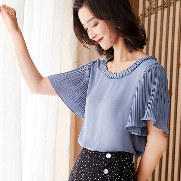 เสื้อชีฟองเกาหลี เสื้อชีฟองสวยๆ